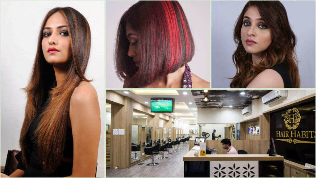 Best salon in Nagpur - Studio Hair Habits Salon interior with modern design and professional styling stations