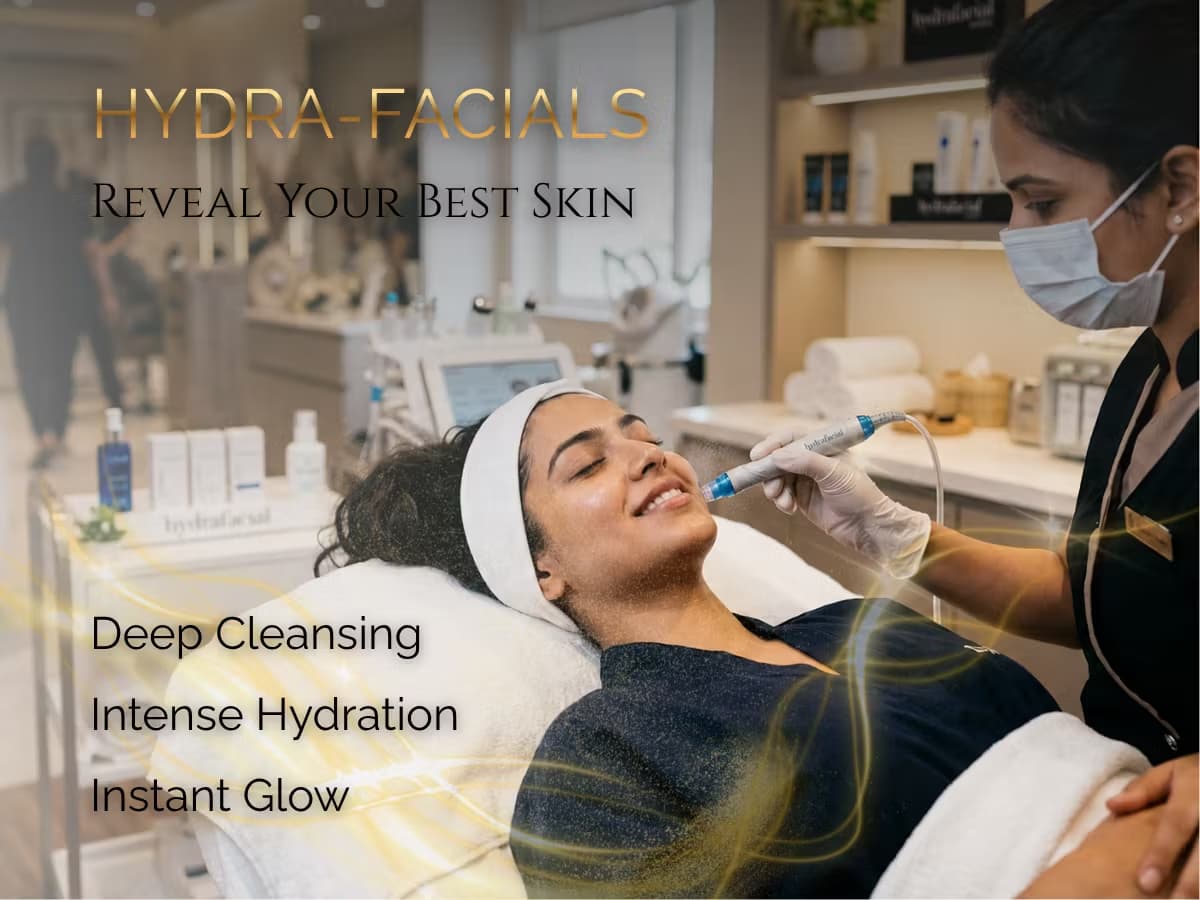 Hydra-facial offer in Nagpur for deep cleansing hydration and luminous skin at premium beauty salon